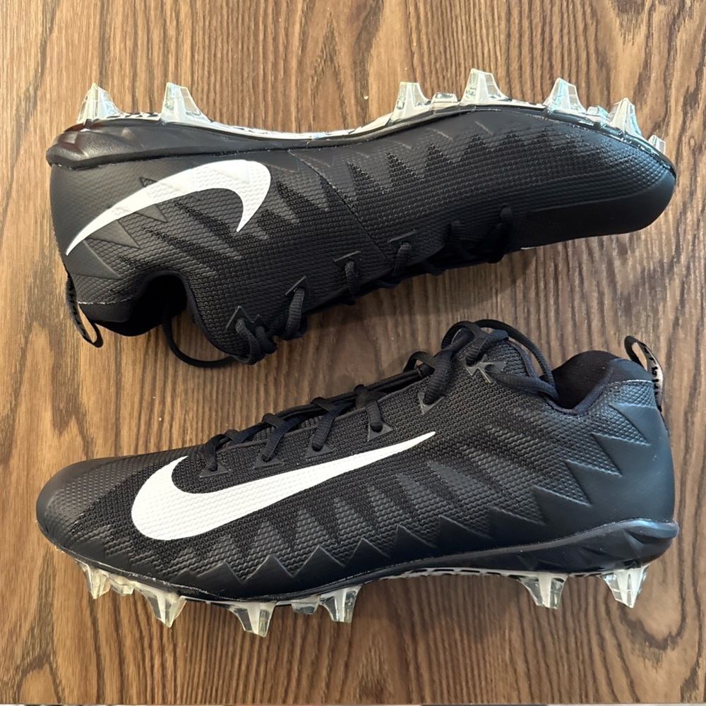 Size 15 Nike Alpha Menace Pro Low TD Football Cleats Black AJ6606-004